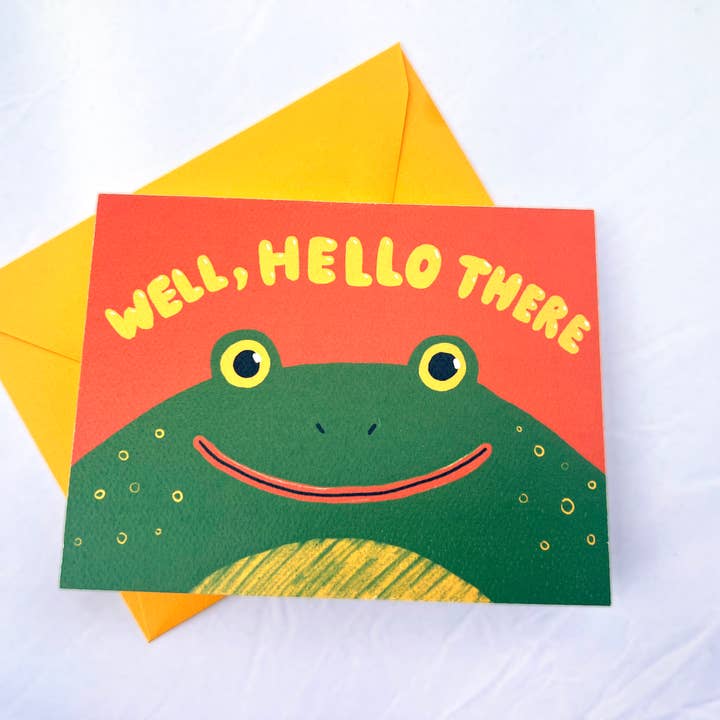Well, Hello There Card for wholesale by Susanne Lamb