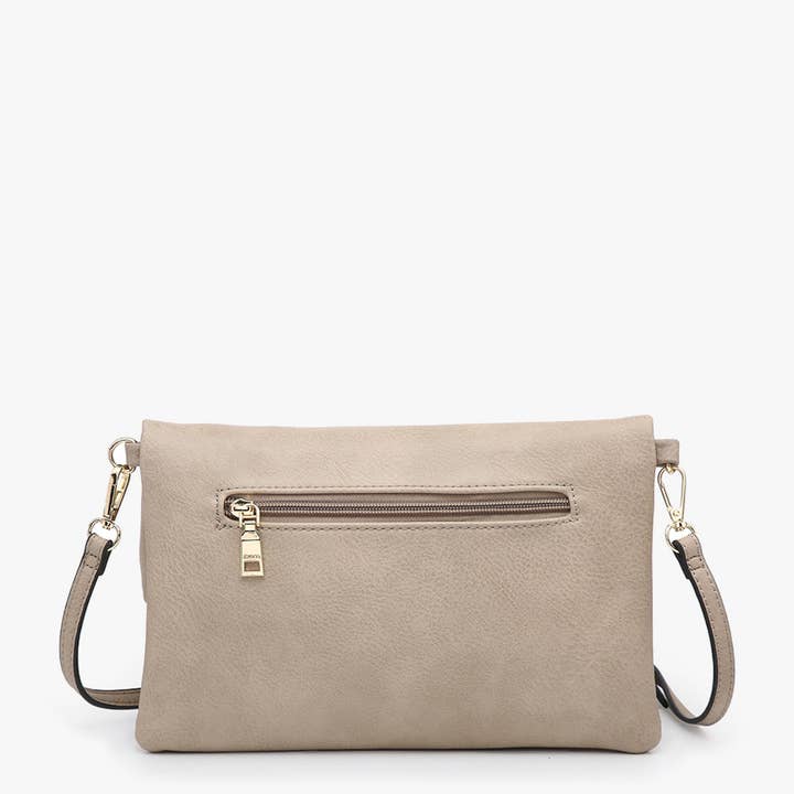 Jen & Co. - Wholesale Crossbody Bag - Women's - M1772 Austin Flapover Tassel Crossbody Clutch