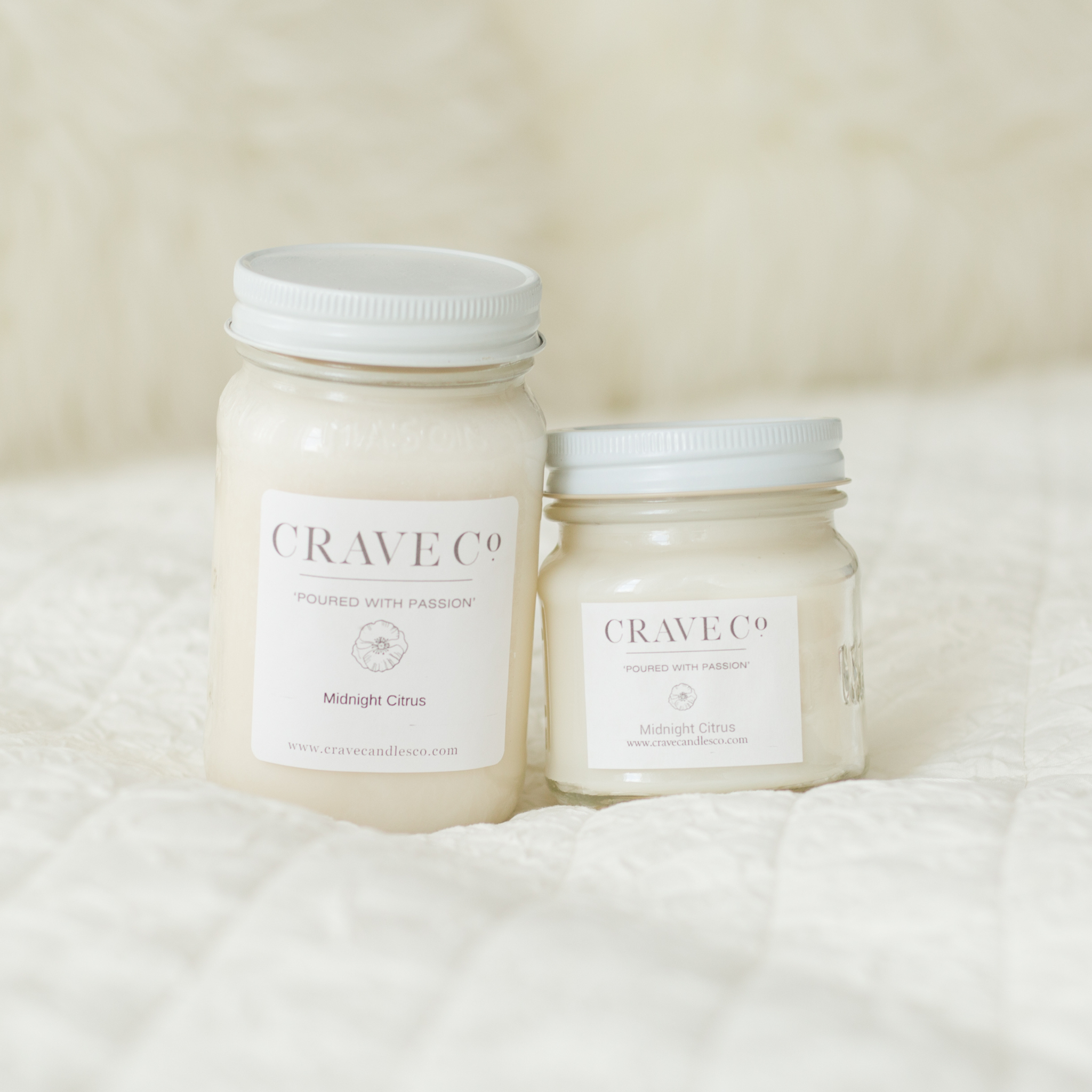 Crave Candle Co. LLC - Wholesale Jar/Filled Candle - 16 oz. Mason Jar Candle4