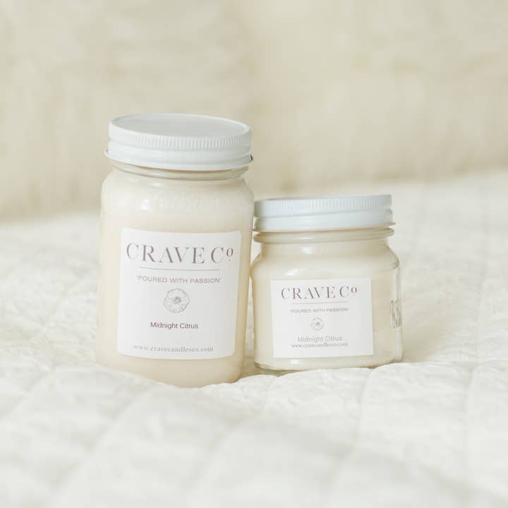 Crave Candle Co. LLC - Wholesale Jar/Filled Candle - 16 oz. Mason Jar Candle4