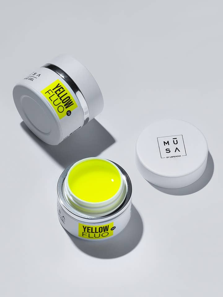 Acrylgel Gul Fluo 20 - 15 ml for engroshandel hos MUSA