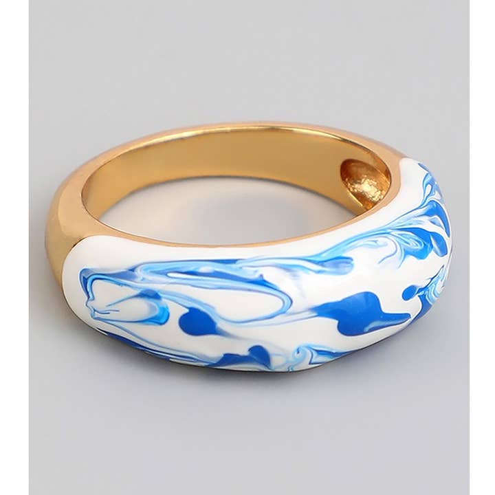 ENAMEL WATERCOLOR RING for wholesale by Girly