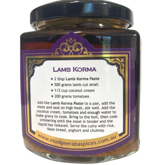 Flavour and Spice - Wholesale Sauce - Lamb Korma Masala Paste Medium (280g)1