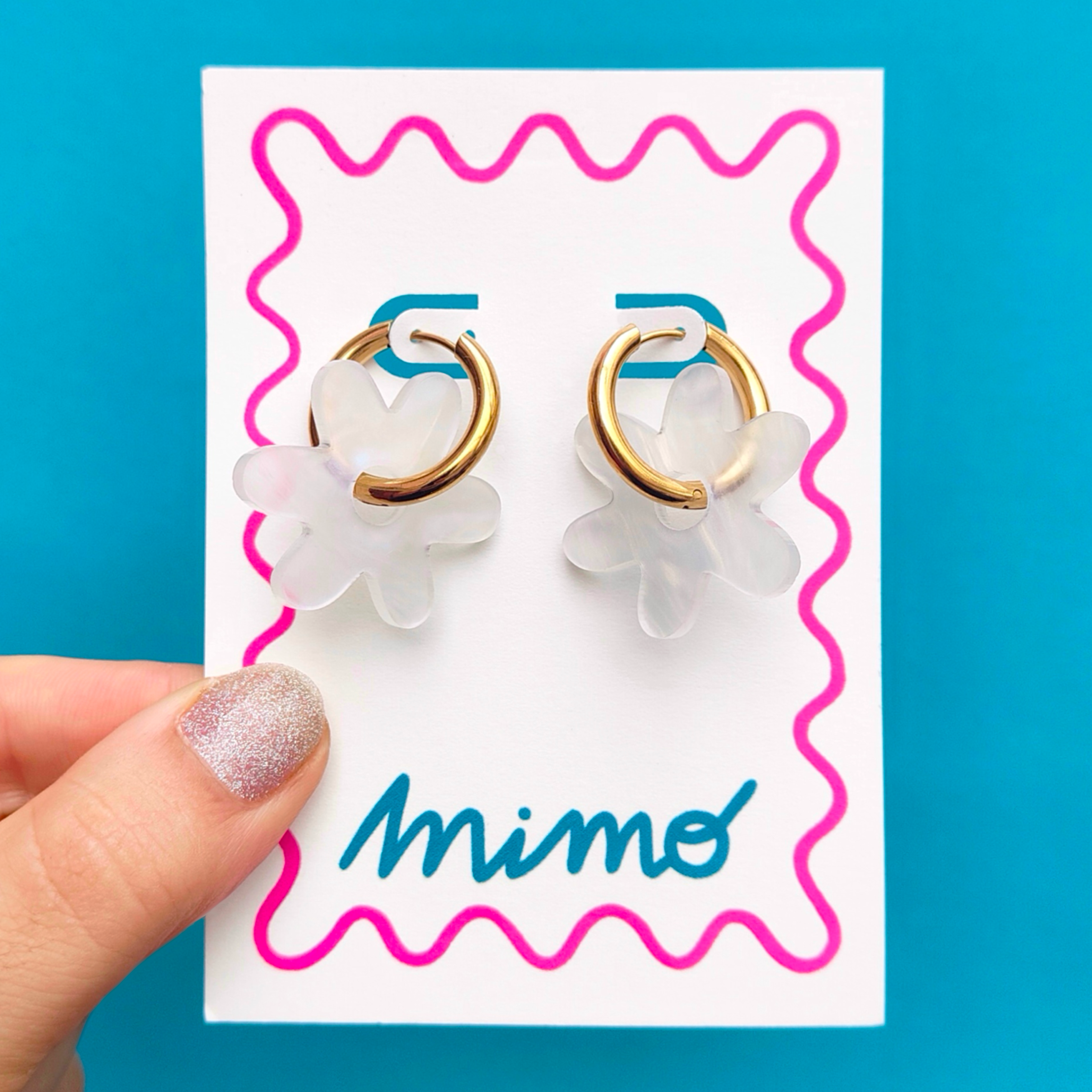 Mimo – wholesale Hoop earrings – Wholesale Flower Hoop Earrings13