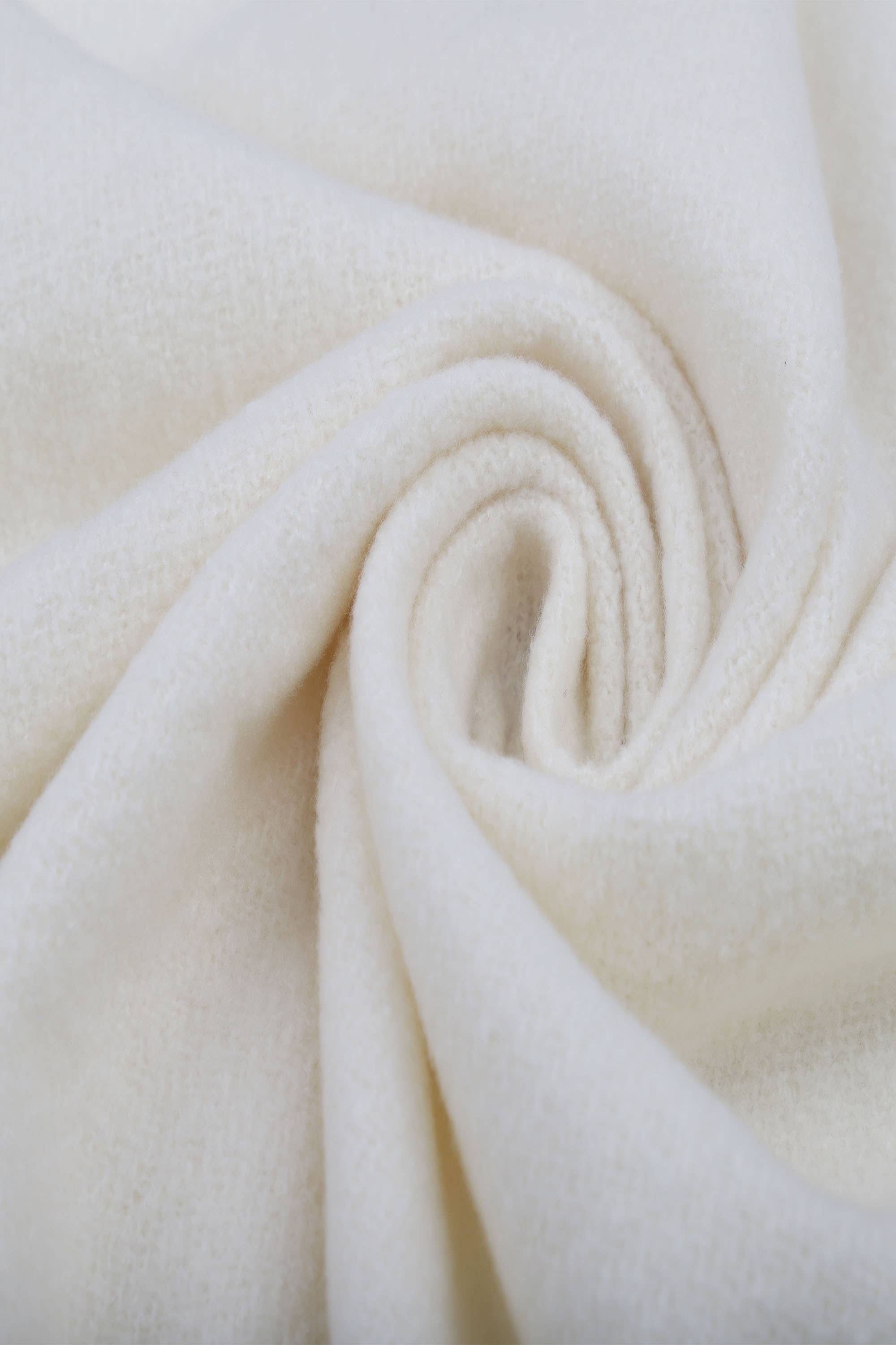 PHANIE MODE - Wholesale Scarf - Women's - E-09355 Women's plain scarf with fringes – Soft & elegant15