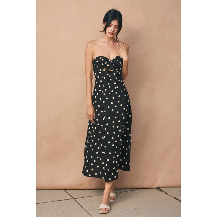 Vis Ud Kæreste Stropløs Midi Kjole for engroshandel hos Dress Forum