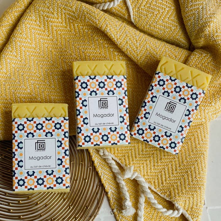 L'Art du Bain - Wholesale Bar Soap - Mogador Soap, with goat milk 80g0