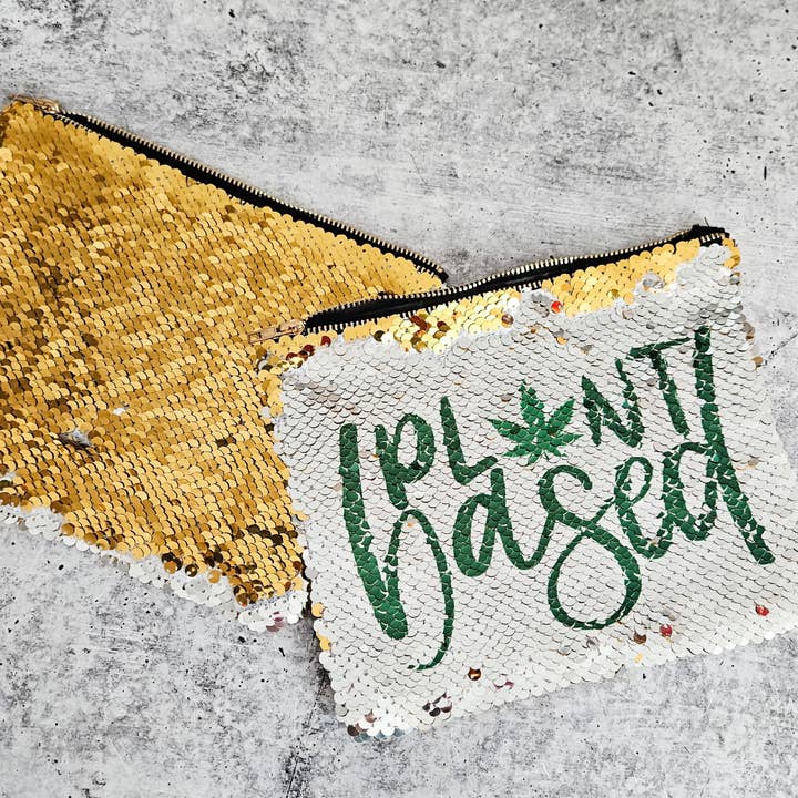 Salt and Sparkle - Venta al por mayor Bolsa para maquillaje - Estuche cosmético Plant Based 420 con lentejuelas4