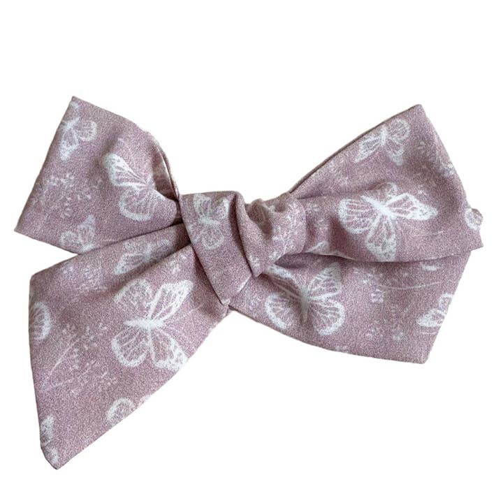 nœud en forme de moulinet en forme de papillon mauve pour la vente par Mai & I