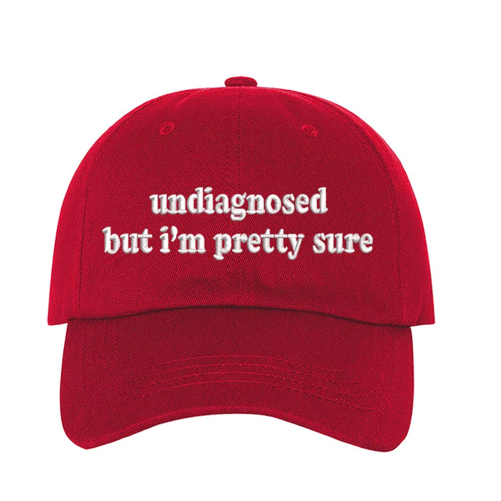 DSY Lifestyle - Wholesale Baseball Cap - Women's - Undiagnosed But Im Pretty Sure Embroidered Baseball Hat8