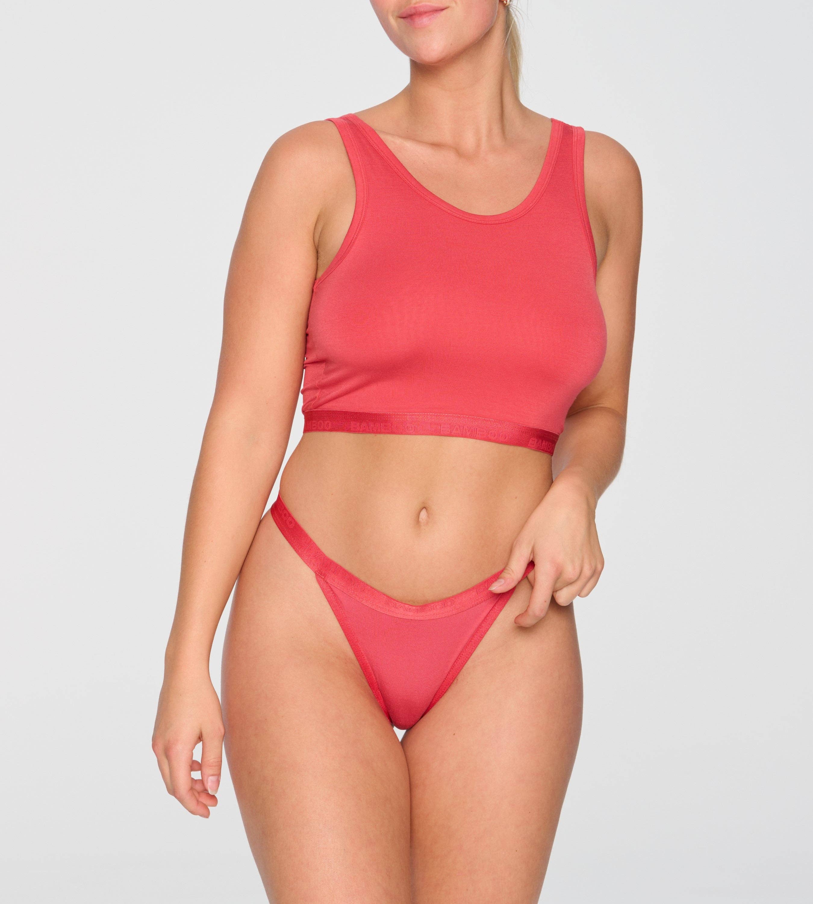 Bamboo Underwear – wholesale Underwear – Women's – String high échancré tonique11