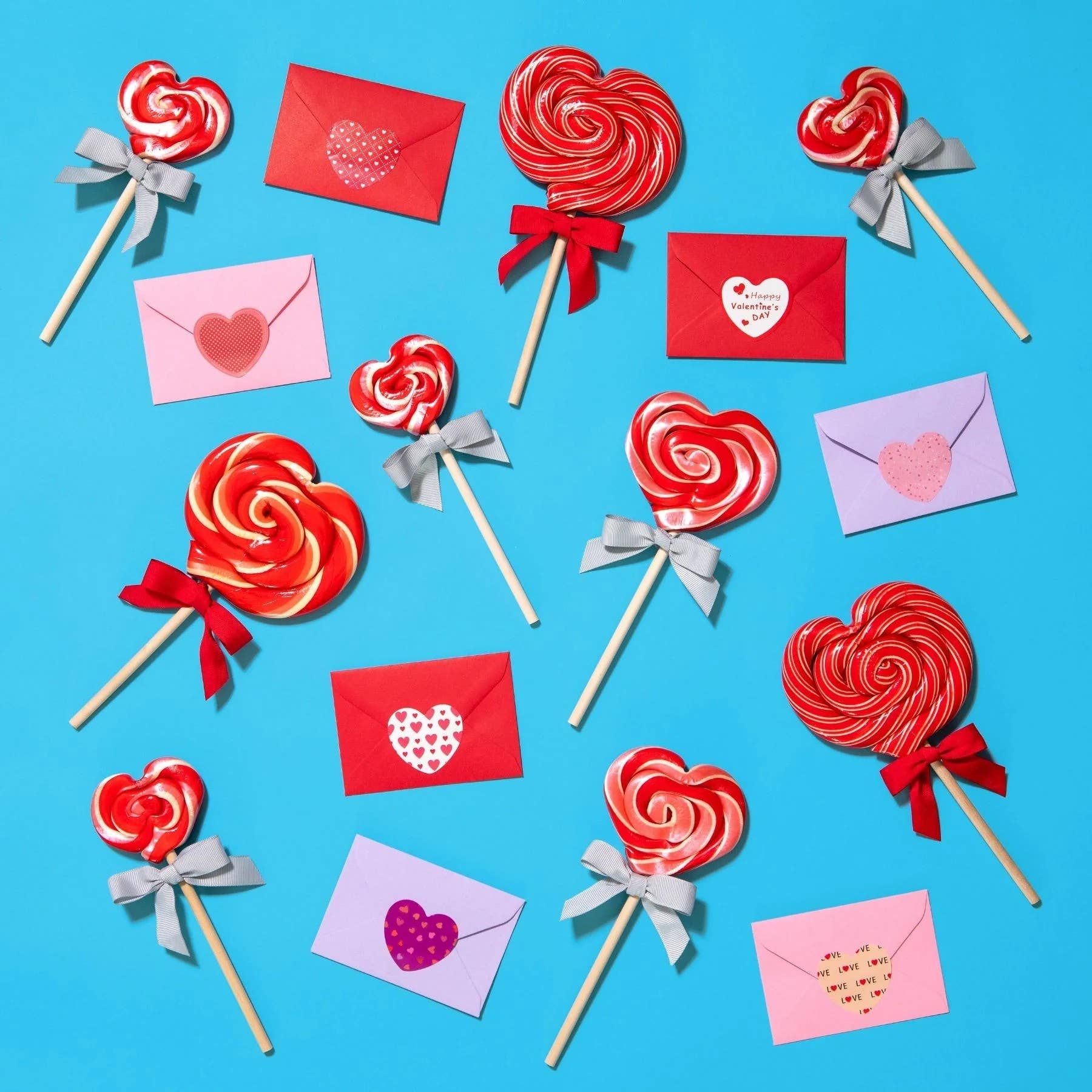 Hammond's Candies - Wholesale Lollipop - Handmade Heart-Shaped Lollipop - Wild Cherry - 2 oz2