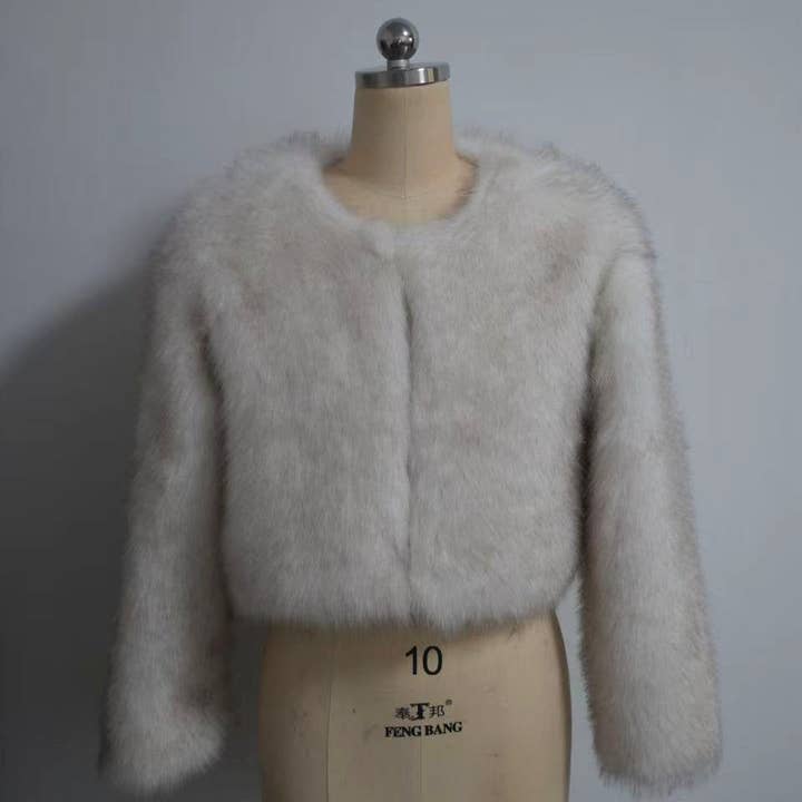 Marayn - Wholesale Jacket - Women's - Luxury Faux Fur Jacket Chic AutumnWinter European Style16