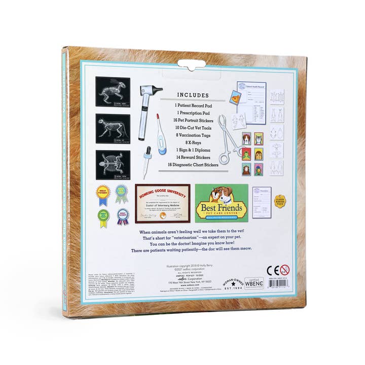 Just Imagine Toys - Wholesale Toy Set - Kids - Eeboo Pretend Play - Veterinary Toy Set for Kids3