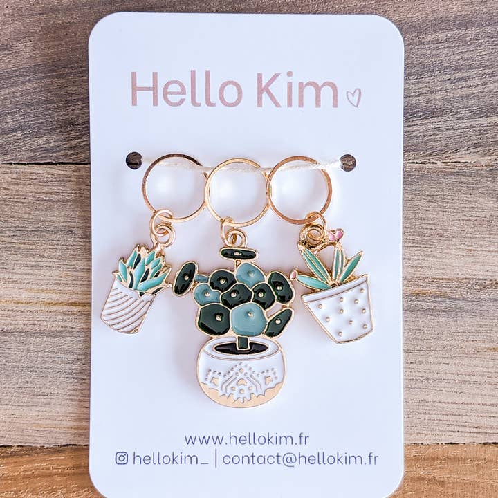 Hello Kim - Kim Chui - Venta al por mayor Material para punto/ganchillo - Anillos marcadores Verdura #31