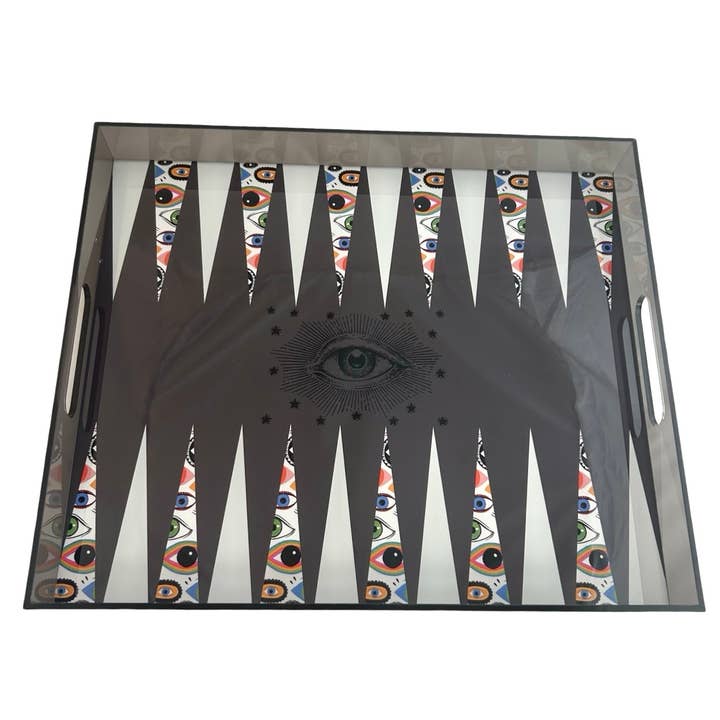 Maven Home - Wholesale Board Game - Game, Backgammon Tray - Evil Eye4