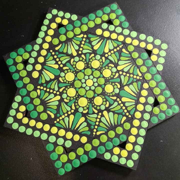 Diverse Woodworking - Wholesale Cutouts - Square Barn Quilt Design By Lines Unfinished Wood Cutout Sty5