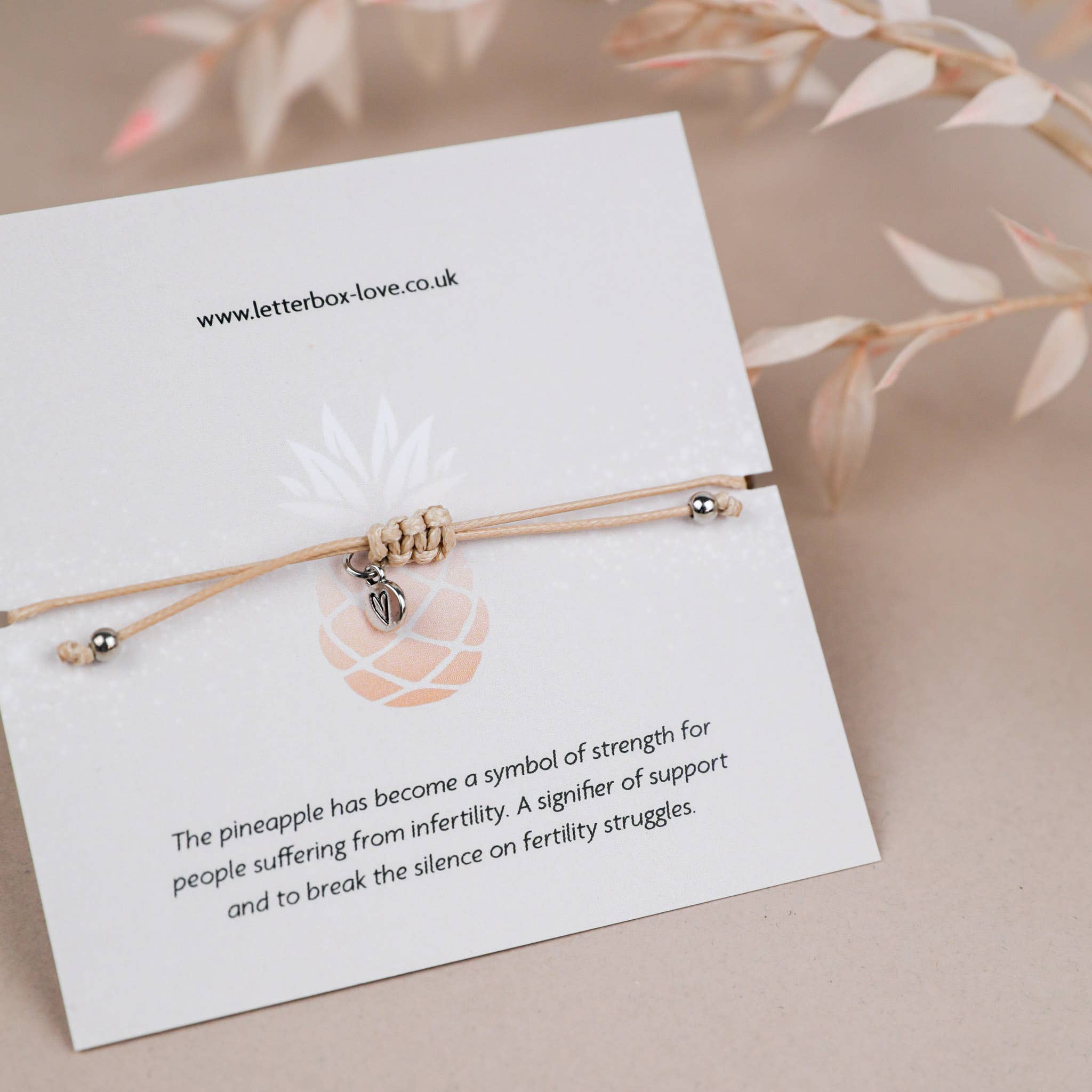 Letterbox Love Bracelets - Wholesale Charm/Dangle Bracelet - IVF Pineapple Journey Bracelet3