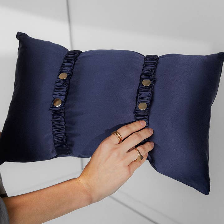 Waning Night Washable Silk Travel Pillow for wholesale on Faire