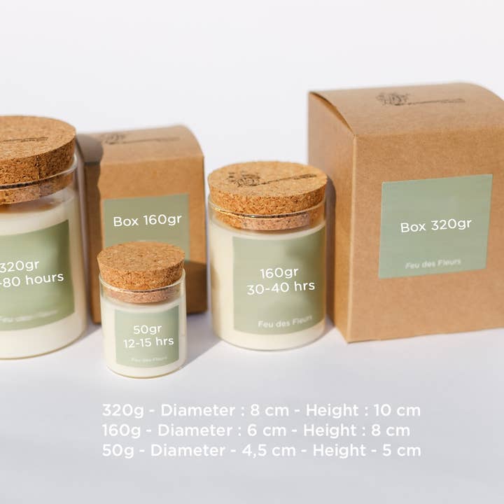 Feu des Fleurs - Vendita all'ingrosso Candela in vasetto - Candela Christmas Wish - 50gr