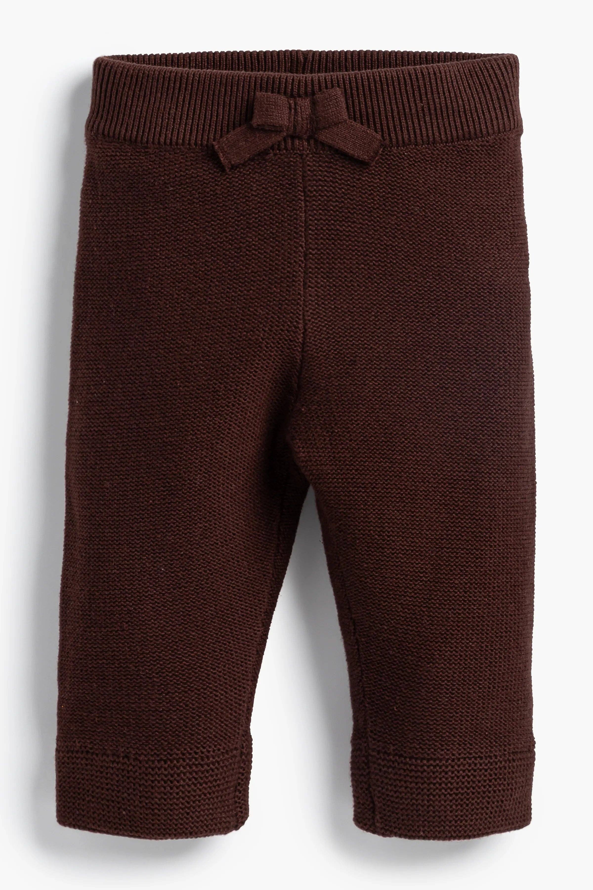 Monica + Andy - Wholesale Top & Pant Set - Baby - Little Darling Knit Top + Bottom_Chocolate Brown2