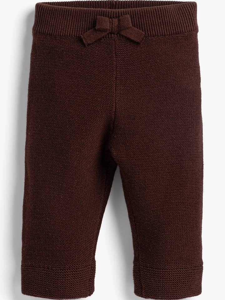 Monica + Andy - Wholesale Top & Pant Set - Baby - Little Darling Knit Top + Bottom_Chocolate Brown2
