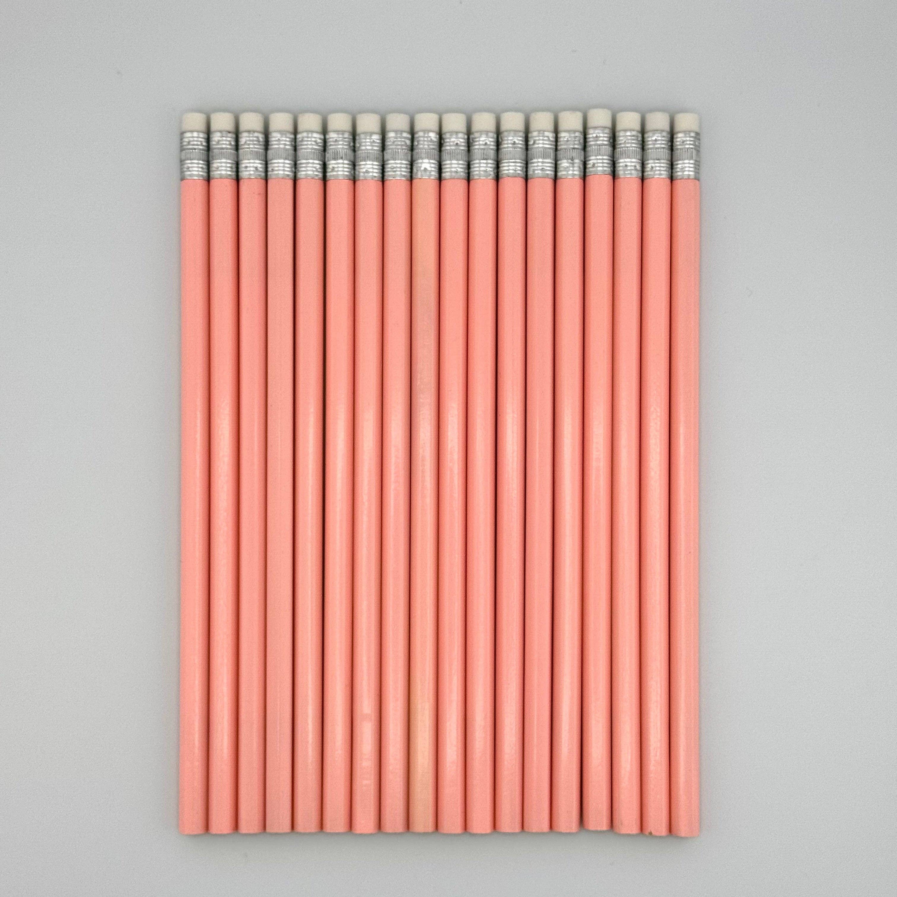 Kahn Creations -  Sensory Friendly and Custom Products – wholesale Pencil – All Pastel Pink Personalized Pencils1