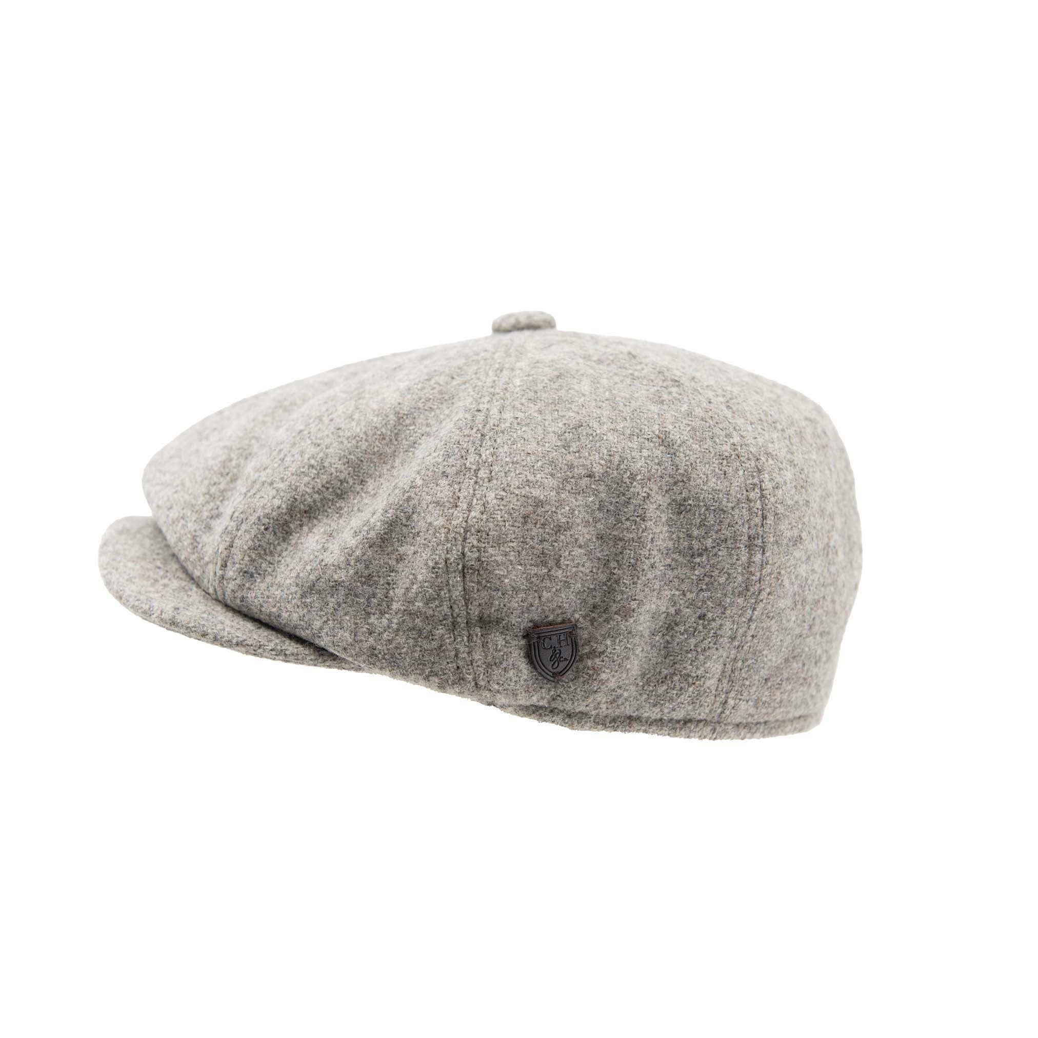 Heritage Traditions - Wholesale Newsboy/Schoolboy Hat - Men's - Carlyle Heath Plain Wool Mix Newsboy Cap2