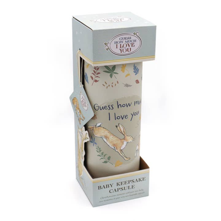 Robert Frederick Ltd - Wholesale Milestone Art/Keepsake - Kids & Baby - Guess How Much I Love You Baby Keepsake Capsule