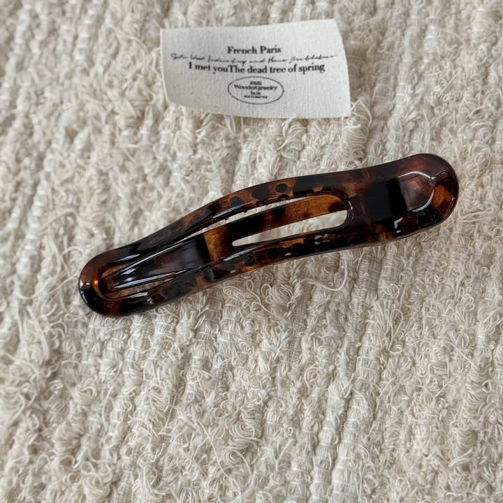 ACCITY - Wholesale Hair Clip - Women's - Black Bow Hair Clip Elegant Side Bangs Style_CWAHA081321