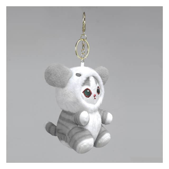 Bessie London - Vente Porte-clés – femme - CHARMANT CHATON EN PELUCHE1