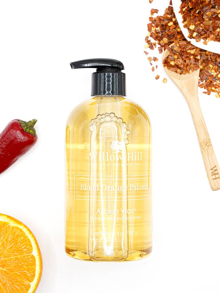 Blodappelsin Paloma håndværksvask for engroshandel hos Willow Hill Soap Company