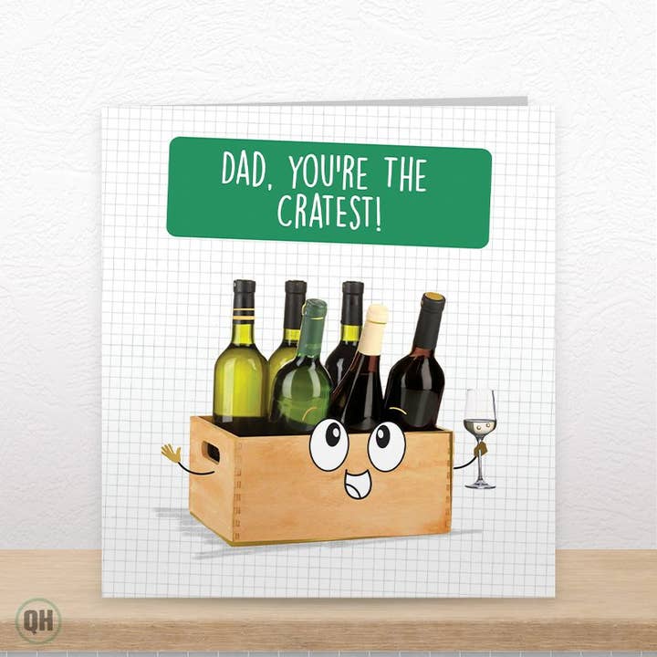 Papà, sei il migliore! - Divertente biglietto per la Festa del Papà per la vendita all'ingrosso da parte di Quitting Hollywood