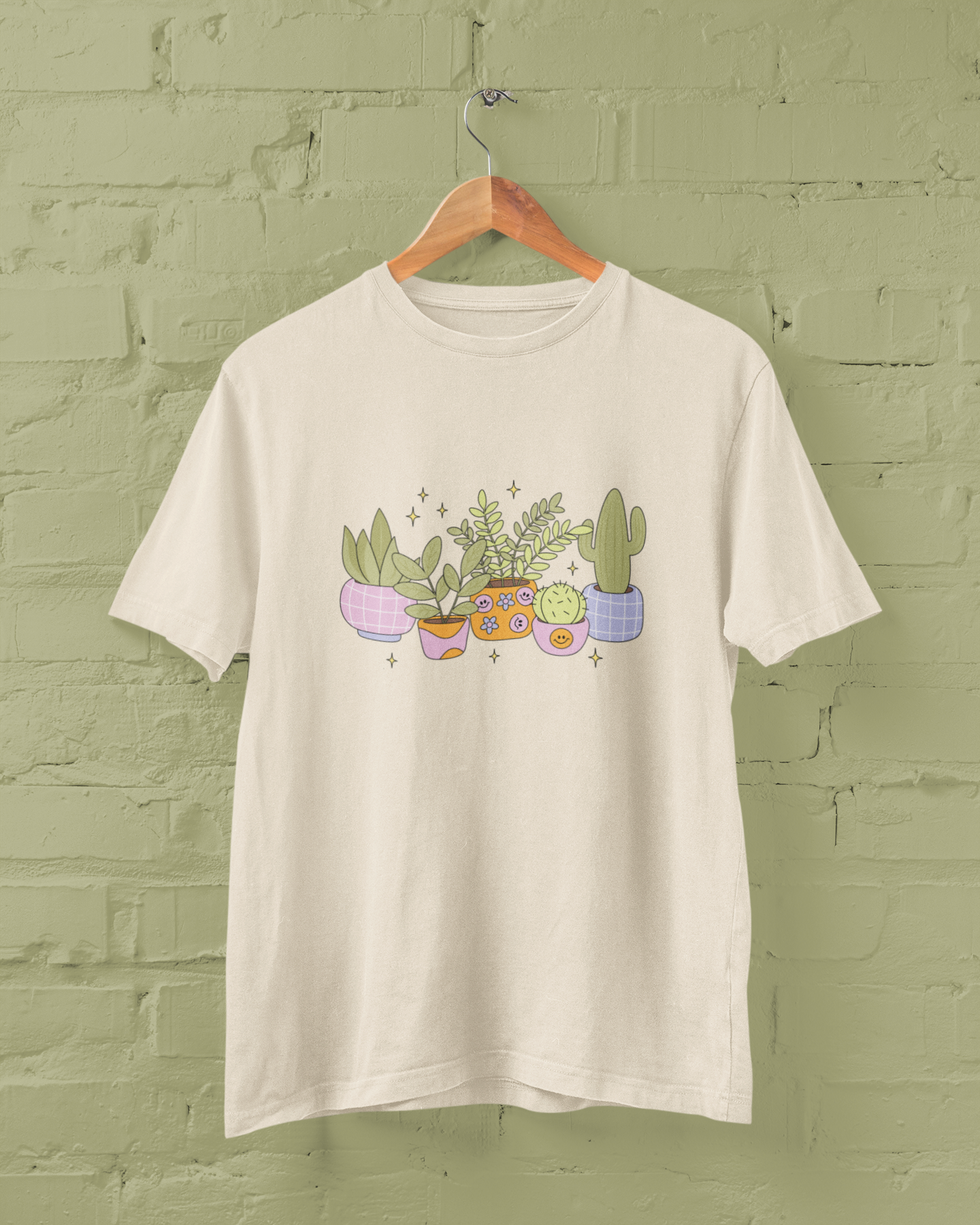 amarieacreates - Wholesale T-Shirt (Graphic) - Women's - Groovy Plants Graphic top0