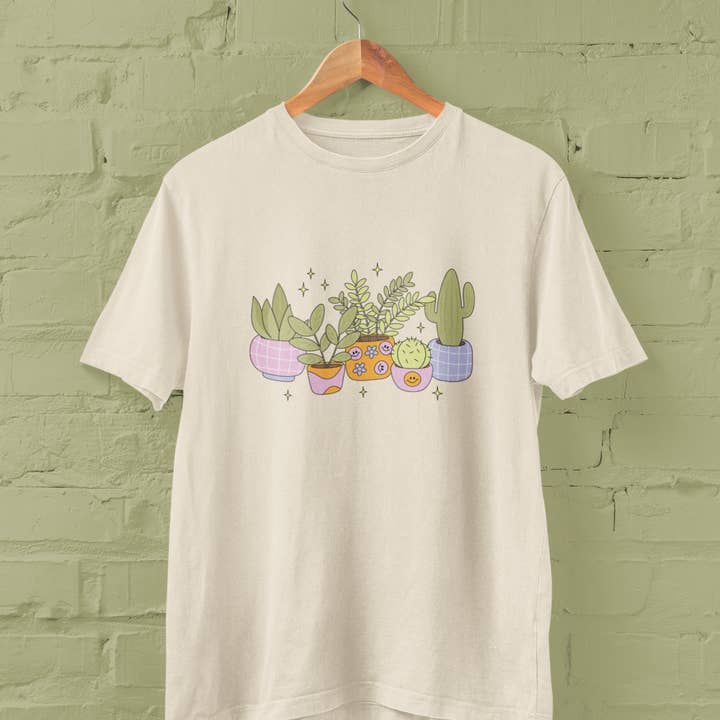 amarieacreates - Wholesale T-Shirt (Graphic) - Women's - Groovy Plants Graphic top
