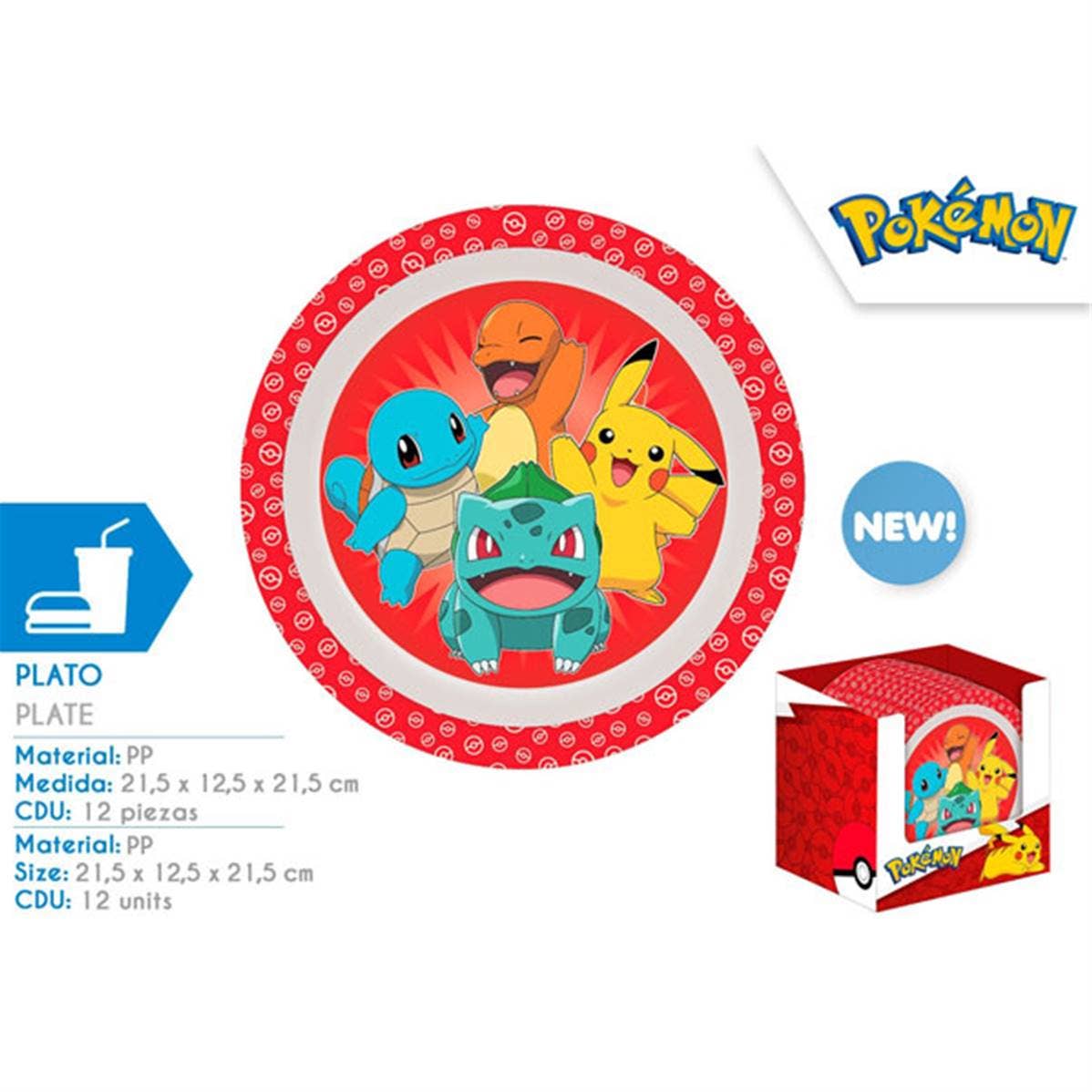 TSJJ - Wholesale Dinner Plate - Pokemon plate0