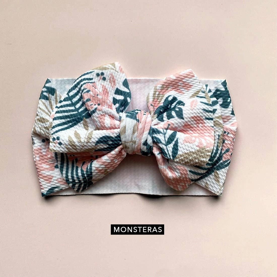 PopFizzCheers - Wholesale Fashion Headband - Baby - Baby Girl Headbands | Floral Tropical Patterned Knot Bow Str2
