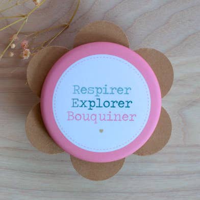 Magnet *Respirer/Explorer/Bouquiner* pour la vente par jolislundis