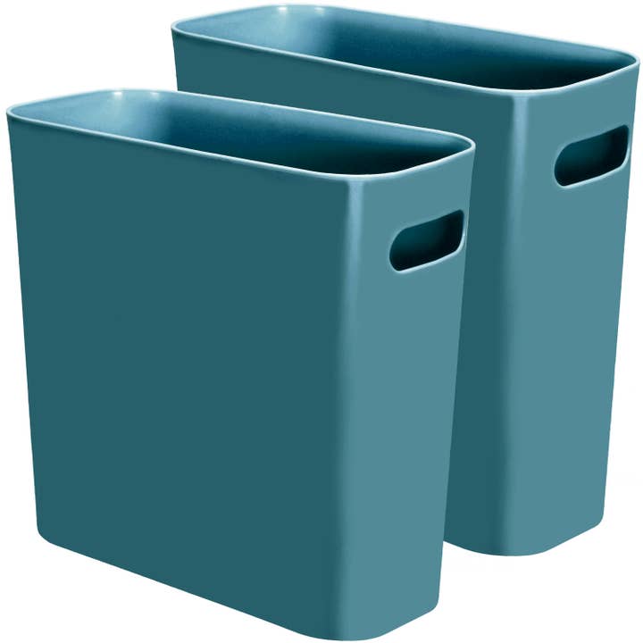 Youngever - Wholesale Trashcan/Trash Bin - Youngever 2 Pack 1.5 Gallon Slim Trash Can, Plastic Garbage3