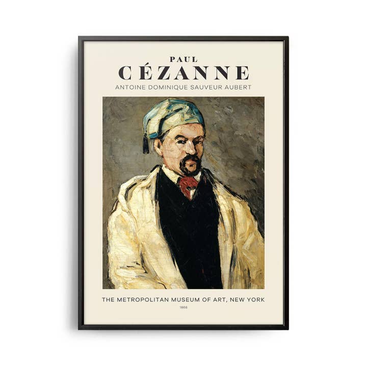 Mid-century Modern Paul Cézanne Aubert Poster for wholesale by Weekend Concept