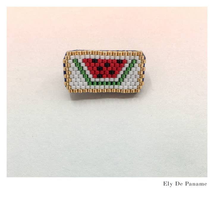Watermelon brooch for wholesale by Ely De Paname