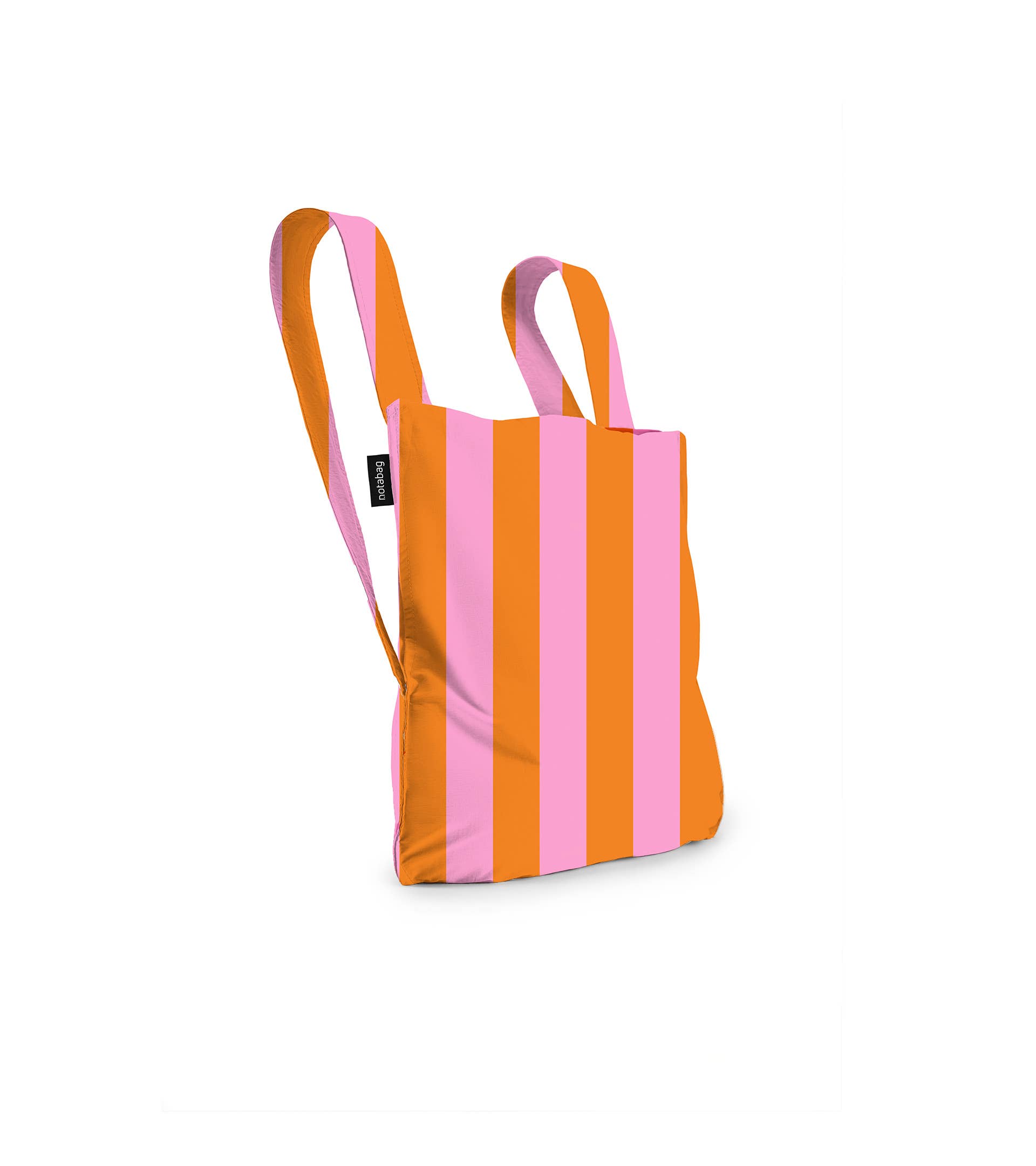 Notabag - Wholesale Tote Bag - Unisex - Notabag - Orange/Pink Stripes, Summer, Spring2