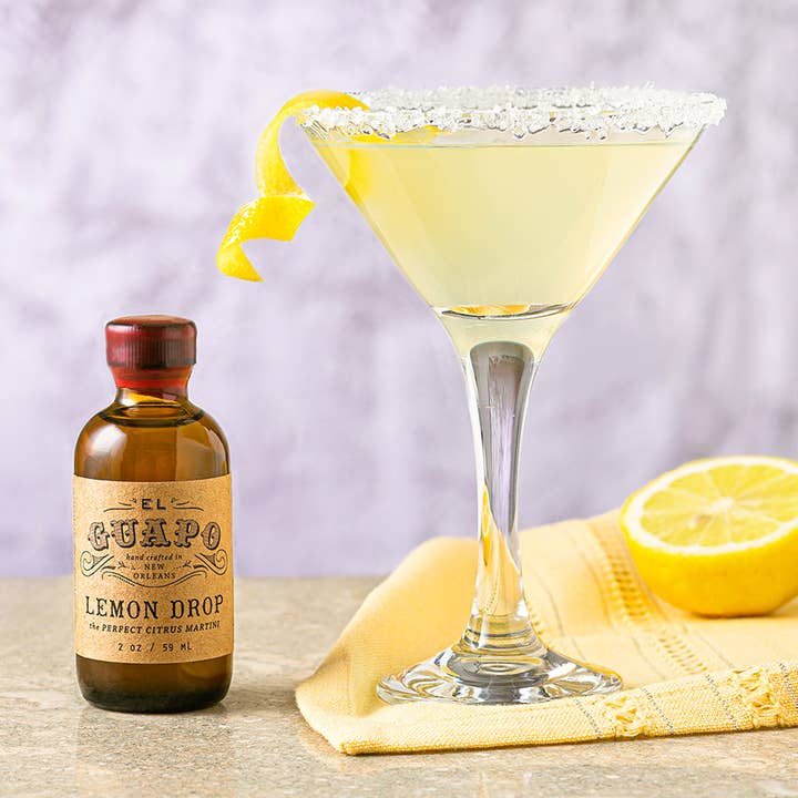 Drink Mixers: Single Serving Lemon Drop (Gifting + Events) for wholesale by El Guapo