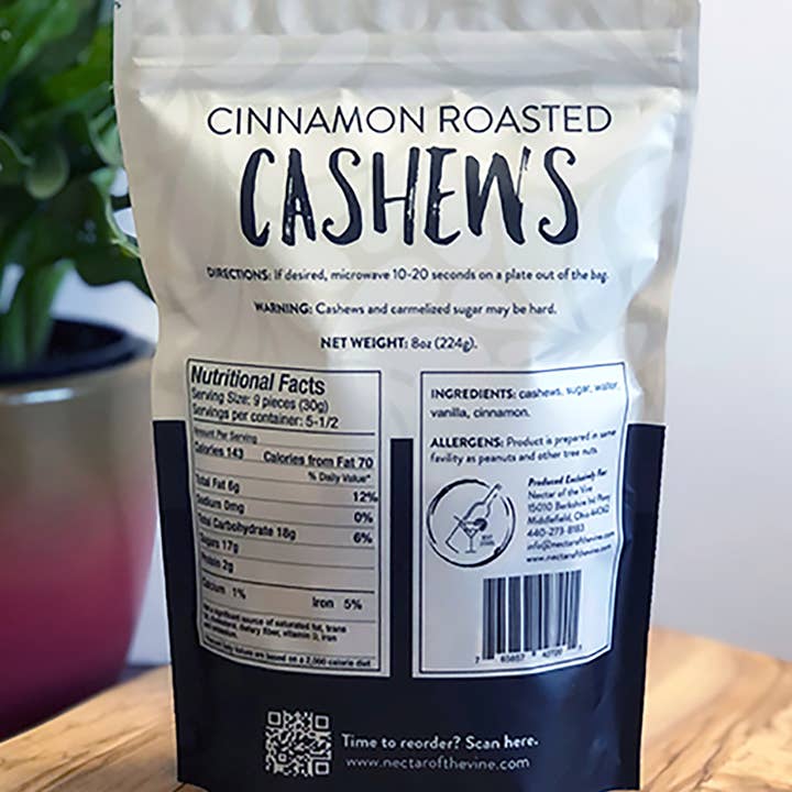 Nectar of the Vine - Wholesale Nuts - Cinnamon Kettle Roasted Cashews