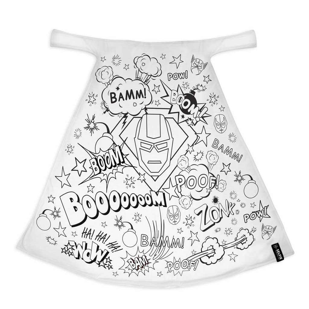 Selfie Craft Co - Vendita all'ingrosso Mantella - Bambini - Colore dei supereroi nel mantello4