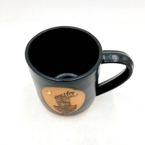 Ruby Farms Pottery - Wholesale Coffee Mug - Moon Tiger Mug2