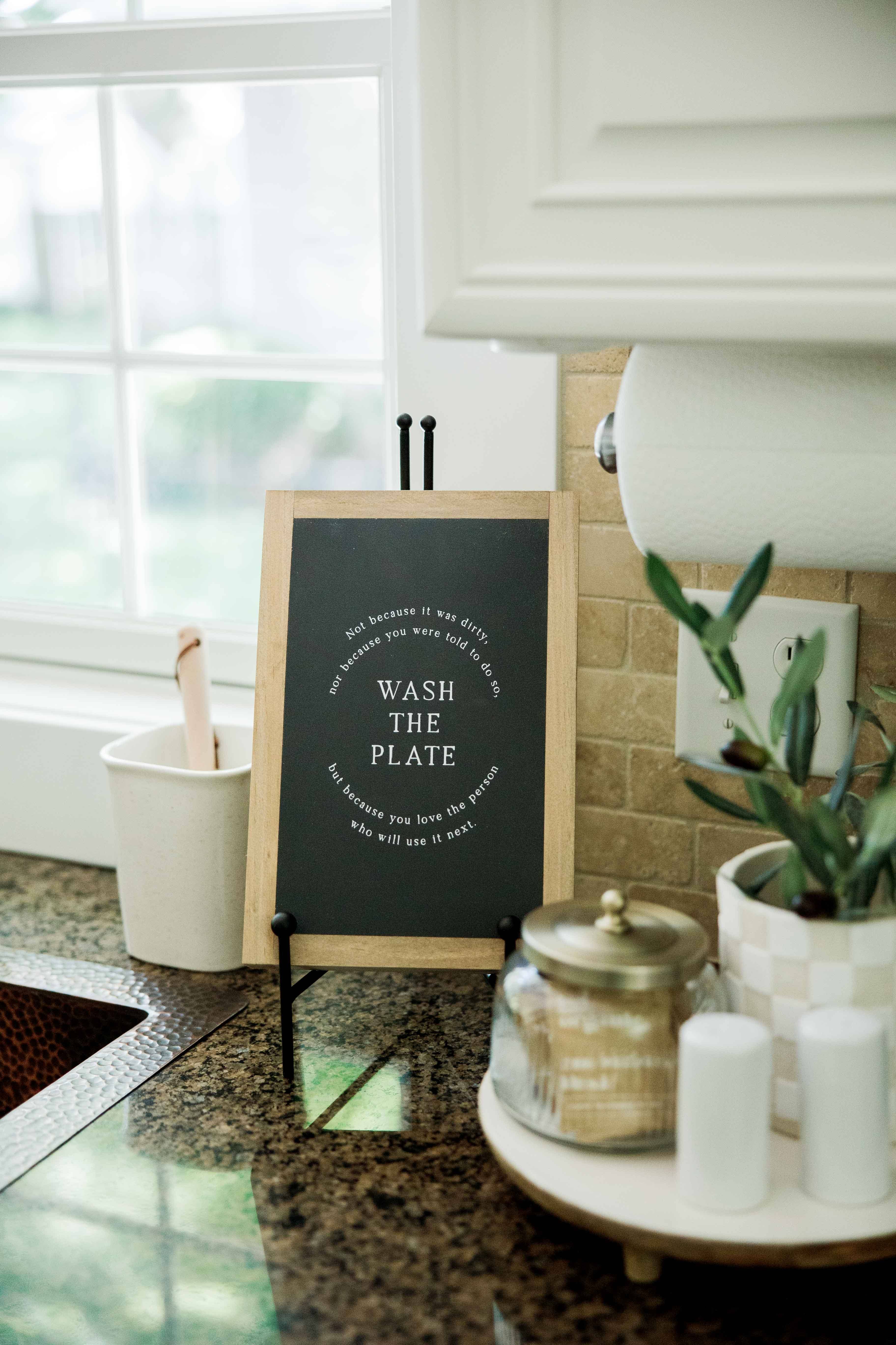 Joyfully Said - Wholesale Sign - Wash the Plate | Wall Art5