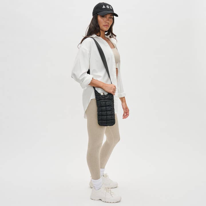 Sol and Selene - Wholesale Crossbody Bag - Women's - Let It Flow - Quilted Puffer Water Bottle Crossbody