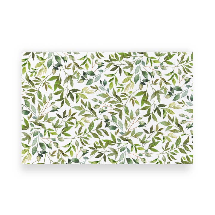 Tovagliette in carta Green Vine | Set di 24 per la vendita all'ingrosso da parte di Ellen Davis Creative