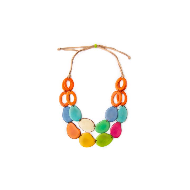 Organic Tagua Jewelry - Wholesale Bib Necklace - Africa Necklace